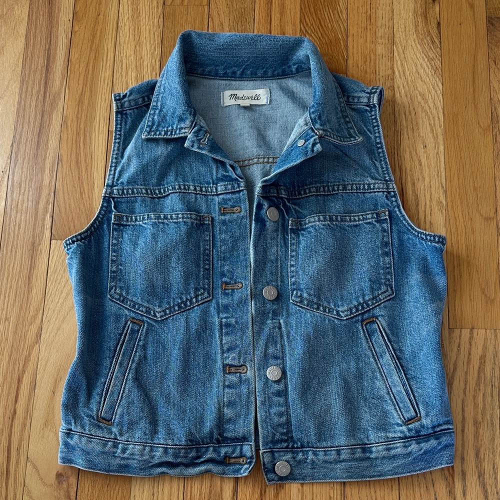 Madewell denim vest